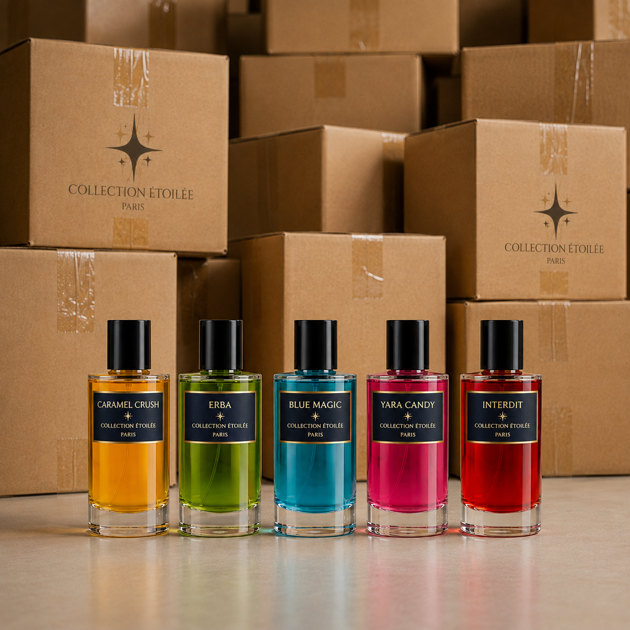 LOT 50 PARFUMS - COLLECTION ÉTOILÉE
